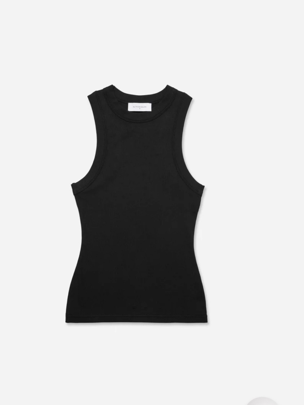 All Things Golden Luxe Rib High Neck Tank